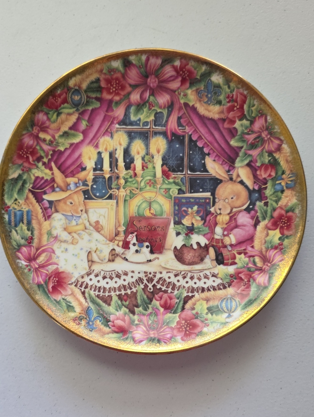 Royal Albert Holiday Bunny Dish